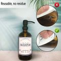 24Pcs White Waterproof Labels For Bottles Farmhouse Hand Soap Dispenser Label Stickers For Lotion Shampoo Conditioner Supplies. 