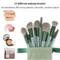 WANTER 13 Pcs Makeup Brush Set Soft hair Loose Powder Eyeshadow Concealer Contour Eyeliner brush Foundation Beauty Cosmetic tools. 