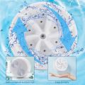 Original Turbine Wash Portable Washing Machine Mini Turbo Washer Turbine Machine Portable Turbo Washer for Travel Business Trip or College Rooms Portable Washing Machine washing underwear washing baby clothes noiseless washing machine timing. 
