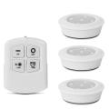 LED Under Cabinet Lights,Touch Light Wireless Puck Lights with Remote-Controlle,Timer and Brightness Control Cabinet Light. 