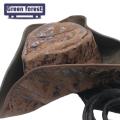 Green forest Pirate Cosplay Hat Soft Halloween Costume Party Adults Pirate Cosplay Cap. 