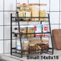 Kitchen Organizer Multifunctional Kitchen Shelf 3 layer Storage Rack. 