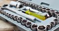 ORIGINAL AIWA 40 Pcs (Including Box) Combination Socket Wrench Tool Set 40 Pcs Screwdriver Set. 