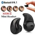 Small Bluetooth Handfree and mini LED Speakers Stereo Earbud Headset with microphone, Support Hands-free Calling For Smartphones. 