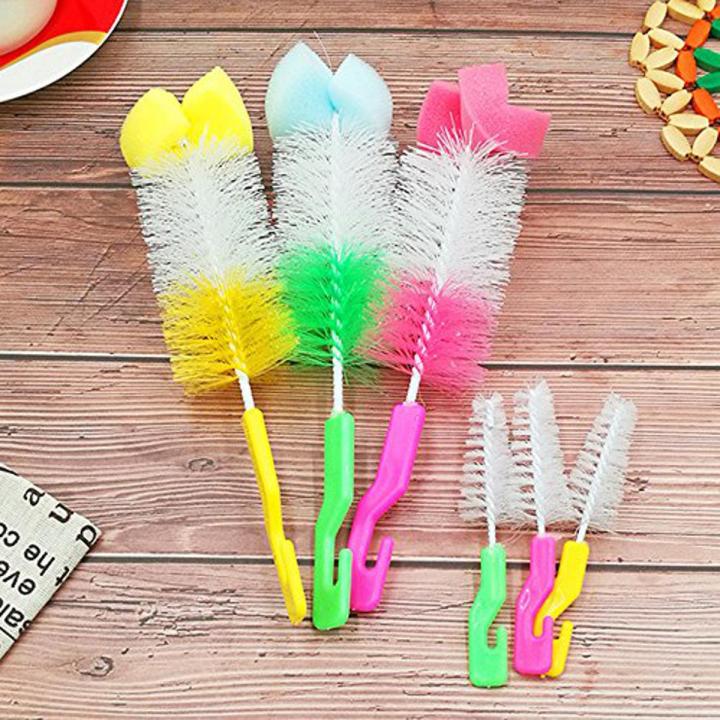 Baby Feeder Cleaning Brush Bottle Brush Baby Feeder Cleaning Brush 2 Pieces 360 Rotation Very High Quality