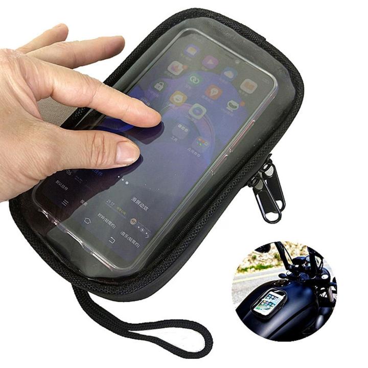 Motorcycle Fuel Tank Bag Magnetic Fuel Tank Waterproof Transparent Pouch Phone Seat Phone Cell Oil Mobile Phone Bag Holder Bag