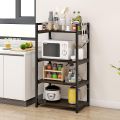 Kitchen Storage rack  Shelf Microwave Oven Rack Kitchen Accessories Organizer Multi-Functional Floor-Standing Multi-Layer Storage. 