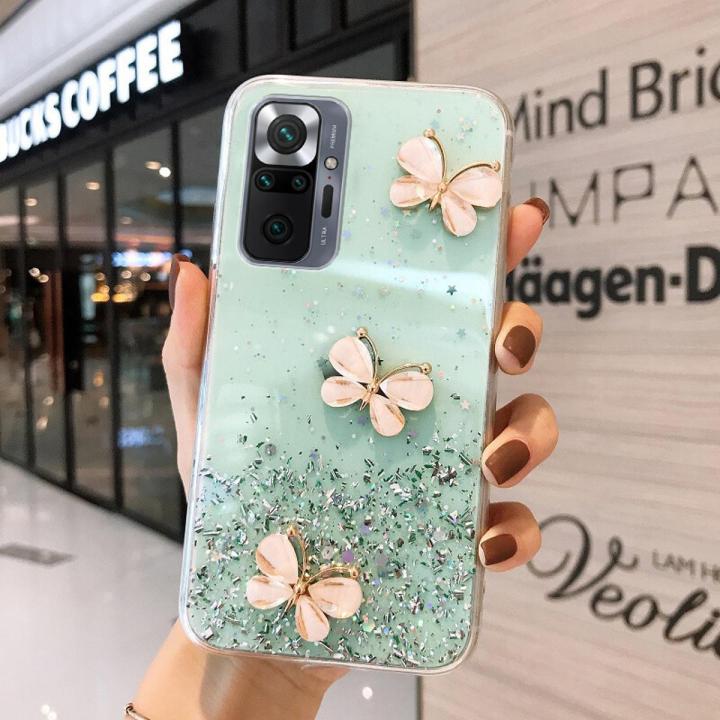 Phone case Redmi Note 10 Pro Shiny Ring Case Glitter Soft