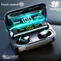 Tijarat Online Air F9-5 Buds TWS & Air F9 Buds Earbuds - Wireless F9 Airdots Pro Power Bank - Simple and Extraordinary, Born For Music - TWS  Bluetooth Earphone - Lightweight & Portable  Imported F9 Pro Plus Airdots at Best Prices. 