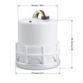 CNSPEED 52mm Auto Car Tachometer Tacho Gauge 0-8000 RPM 12V White. 