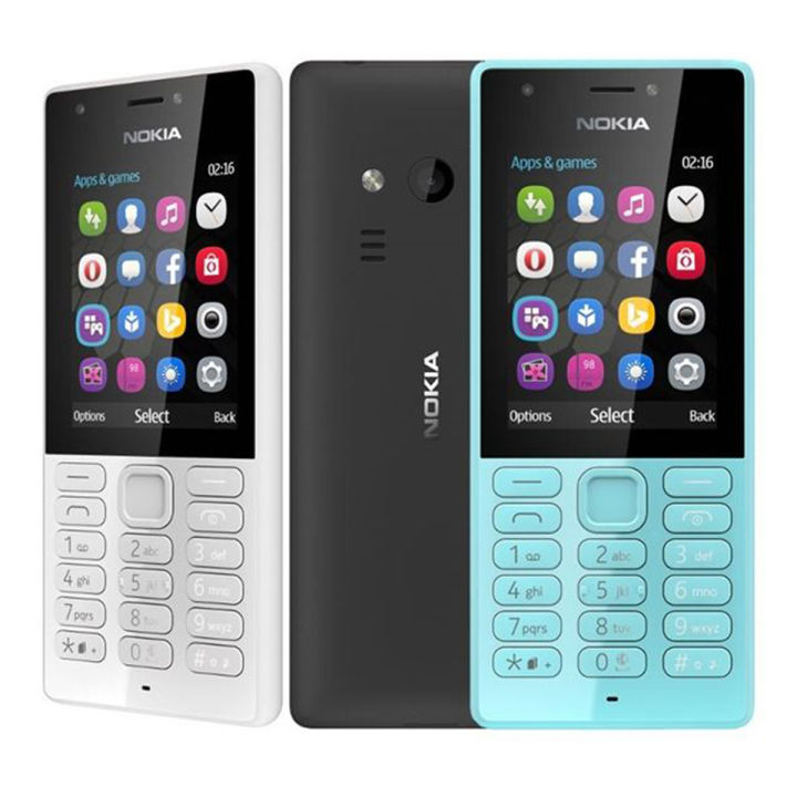 Nokia 216, Dual Sim,  Very High Quality, PTA APPROVED, 2.4" QVGA screen, Store up to 2000 contacts,, MicroSD card slot for up to 32 GB expandable storage, Bluetooth