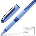 Schneider One Hybrid N 0.5mm Rollerball Pen for Documents (Made in Germany) needle tip for pleasantly soft writing - for students and Office Workers - Schneider pen - roller ball pen - Ballpoint pen. 