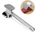 Two Sides Aluminum Meat Hammer Mallet Beef Chicken Kitchen Tools. 