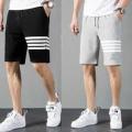 Casual T-shirt + Shorts Sets Breathable 2 Piece Jogging Tracksuit Men Summer Men's Sportswear Brand Fitness Suit Outfit Clothes. 