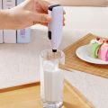 Mini Small Hand Electric Blender Egg Beaters Baking Cream Coffee Kitchen Tool - White. 