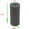 BRADOO- 2pcs Boron Carbide Sandblasting Nozzle Air Sandblaster Tip for Sandblast Cabinet Tool - 35X20X3Mm & 35X20X4Mm. 