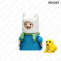CAMKIDS Finn Jake Mini Action Figures BMO Ice King Bricks Building Blocks Cartoon Anime Movies Toys for Children Miunzo. 