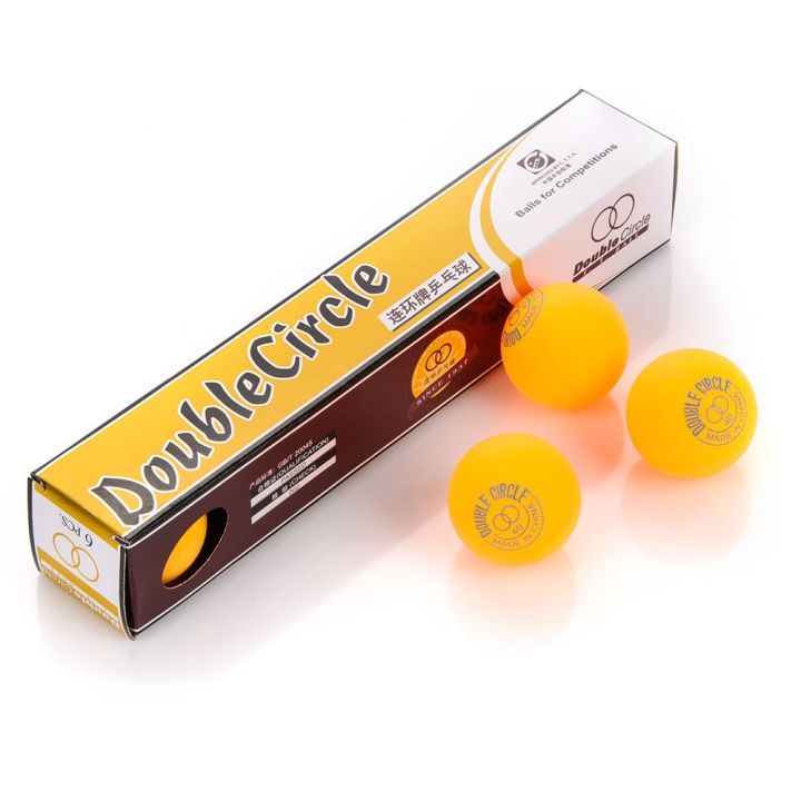 Double Circle Table Tennis Balls 40+ | Pack of 6 | Best Quality Table Tennis Ball
