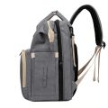 Mother And Baby Backpack New Multifunctional Folding Crib Carry Bag Mother Travel Diaper Bag Baby Stroller Storage Bag. 
