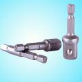 3 Pcs Socket Adapter Set Hex Shank to 1/4 3/8 1/2 Inch Impact Driver Drill Bits. 