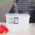 Plastic Drink Dispenser, Beverage Dispenser With Spigot, 1 Gallon Iced Juice Lemon Dispenser For Party Daily Use, Milk Dispenser For Fridge Gallon by Mini Way. 