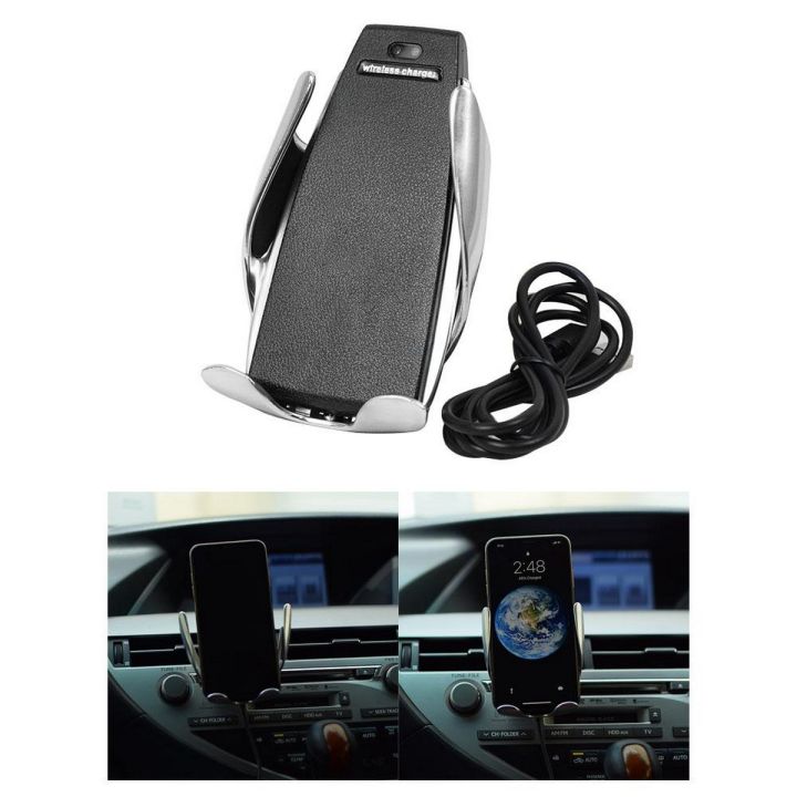 Wireless Car Charger with Touch Sensor (Supports Wireless Charging Phones Only)
