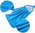 1 Pc - Soft Towels Bath Kitchen Towel Bathroom Kitchen Absorption Hand Towel Soft Plush Hanging Wipe Bathing Towel Red - Random Colors. 