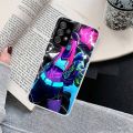 Cool Akali KDA Phone Case For Samsung Galaxy S10 S21 S22 Plus Ultra A91 A51 A21S A12 Transparent Phone Cover. 