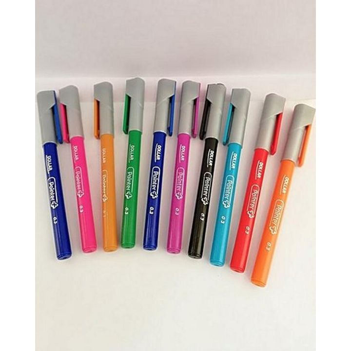 linear Multicolour Pointer set of 9+1