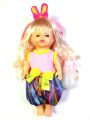 Doll With Long Hair That Drinks And Does Washroom Comes With A Diaper For Kids. 