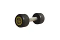 JD Fitness Professional Rubber Coated Dumbbell with Contoured Metal Handle (1-Pc) - High-Quality Fixed Weight for Home Gym & Strength Training - Available in 1kg to 12kg. 