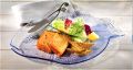 Imported High Quality MARINE Fish Shaped Transparent Glass Serving Dish. 