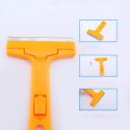 Razor Blade Scraper, 4 Inch Scraper Tool, Multi Duty Scraper with 10Pcs Replacable Blades, Cleaning Scraper for Window, Glass, Floor, Paint, Wall, Stove, Caulk, Labels, Adhesive, Sticker. 