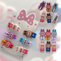 3 Pcs Labubu Kids’ Hair Clips Random - Cute Cartoon Characters for Everyday Wear. 