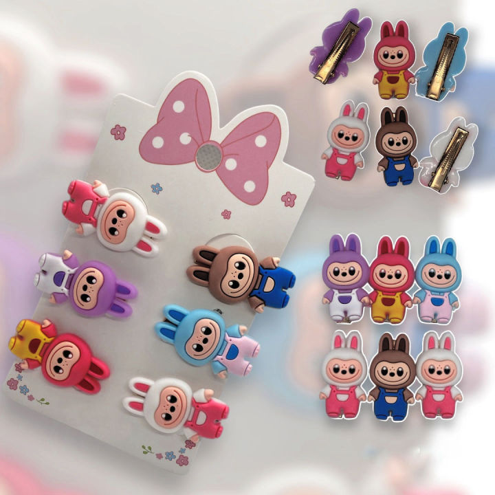 3%20Pcs%20Labubu%20Kids%E2%80%99%20Hair%20Clips%20Random%20-%20Cute%20Cartoon%20Characters%20for%20Everyday%20Wear%20-%20Image%203