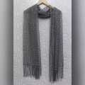 Grey Stole Light weight Narrow Net Stole Scarf Stoler For Ladies and Girls and Many More Colours Black Yellow White Blue Red Pink Multiple Dupatta STOLES Hijab Scarf For Girls NET JALI WALA STOLER Designing. 
