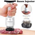 Multifunctional Meat Tenderizer Marinade Injector Sauces Injector Ultra Sharp Needle Steak. 