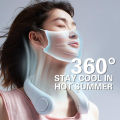 Mini Portable USB Rechargeable Leafless Hanging Neck Fan With 360° Airflow. 