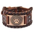 Pu Leather Bracelet Euramerpunk Wind North Polar Bear Type Bracelet. 