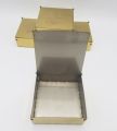 EID MUBARAK METAL BOXES FOR GIFTS PACK OF 1 GOLDEN EID MUBARAK GIFT BOX. 