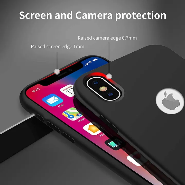 iPhone%20XS%20Max%20Soft%20Silicone%20Back%20Cover%20Black%20Slim%20Shockproof%20Protective%20Case%20-%20Image%202