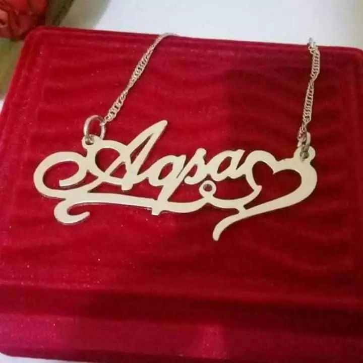 Aqsa name locket discount