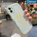 dienya For Huawei Mate 20 Mate 20 Pro Case Cartoon Lucky Smiley Face Pattern Color Cute Cream Wave Soft Edge Transparent Shockproof Creative Phone Case Simple Clear Case Silicone Protective Cover. 