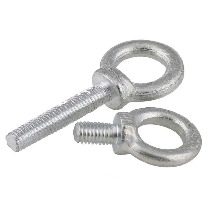 Galvanized extension ring screw ring screw nut long screw lifting ring bolt screw cap M6M8-M20