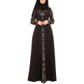 Party Elegant Muslim Women Long Sleeve Kaftan Maxi Dress without Hijab For Ladies enchantment Dresses Hot. 