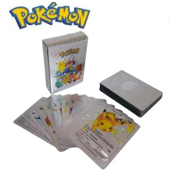55%20Plastic%20Pokemon%20Cards%20Pikachu%20Rare%20Collection%20High%20Quality%20May%20Vary%20-%20Image%204