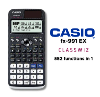 CASI0 Scientific Calculator ClassWiz fx-991EX with 552 Functions in 1 | Best Calculator for High Class Students and Professionals | Fast Delivery | Comes with a Slide on case and a User Manual | Engineering Calculator