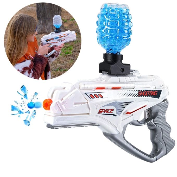 Shooting Space Gel Blaster Rechargeable Electric Machine Toygun With 10000 Pcs Balls - Assorted Colors