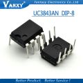 10PCS UC3843AN DIP8 UC3843A DIP UC3843 3843AN DIP-8 UC3843B UC3843 new and original IC. 