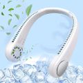 Neck Fan Portable Bladeless Neck Fans Rechargeable 360° USB Cooling Fan Super Strong Hanging Neck fan Portable Fan Super Quiet Fan Dual Cooling Fan Summer Fan for School Outdoor Sports Home Office Travel. 